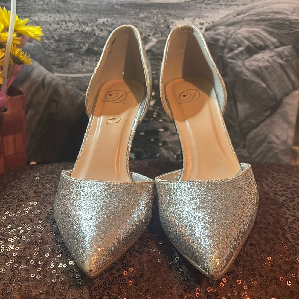 Silver heels